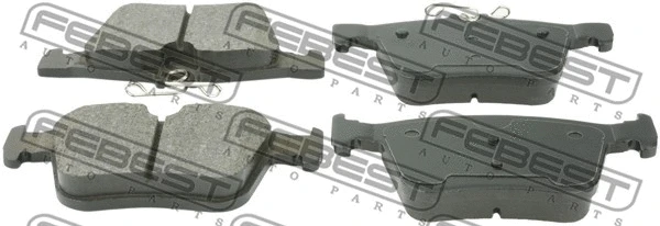 Brake Pad Set, disc brake (2301-5G1R)