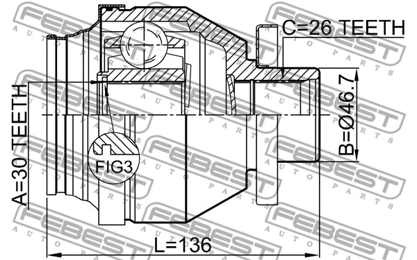 Joint Kit, drive shaft
