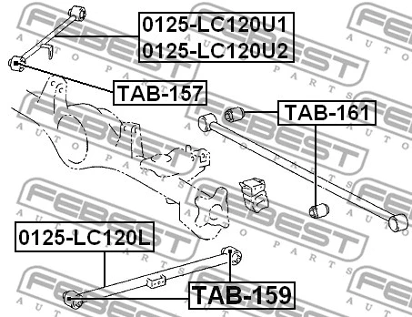 Control/Trailing Arm, wheel suspension