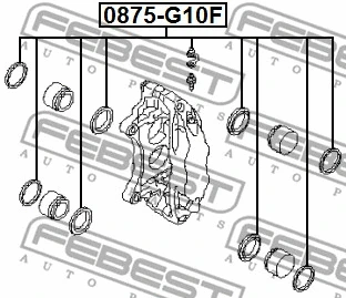 Repair Kit, brake caliper