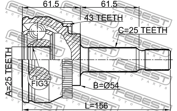 Joint Kit, drive shaft