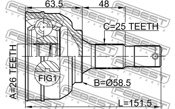 Joint Kit, drive shaft