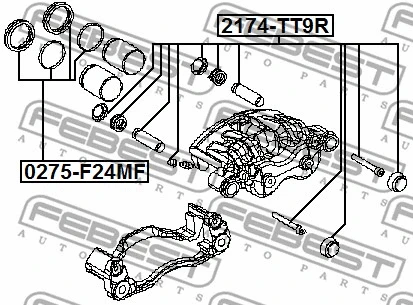 Repair Kit, brake caliper
