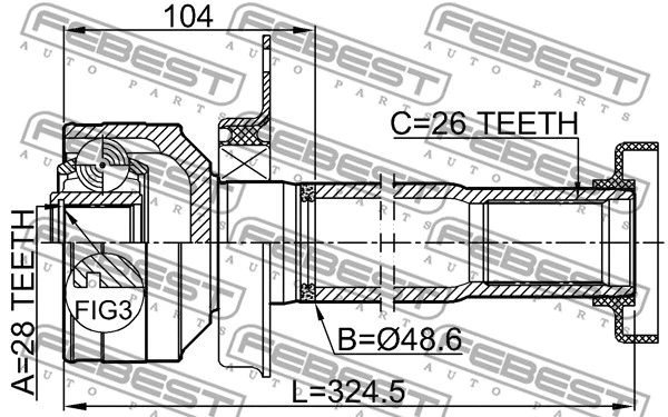 Joint Kit, drive shaft