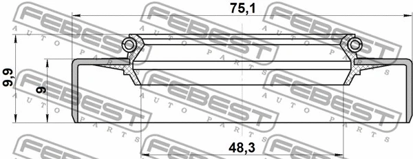 Seal Ring, wheel hub