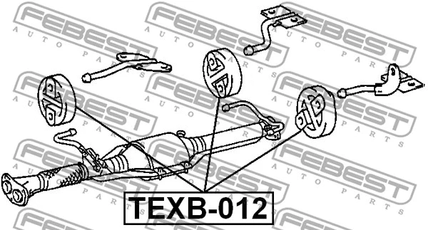 Mounting Kit, exhaust system