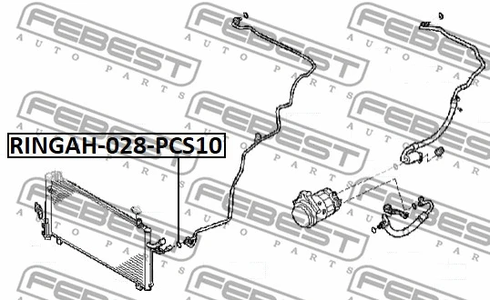 Sealing Ring, coolant line