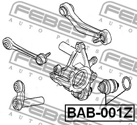 Mounting, control/trailing arm