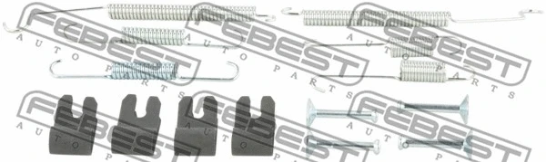 Accessory Kit, parking brake shoes (0404-COLTR)