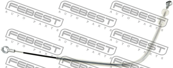 Cable, heater flap