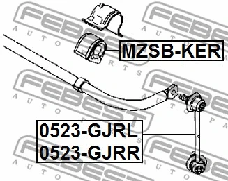 Link/Coupling Rod, stabiliser bar