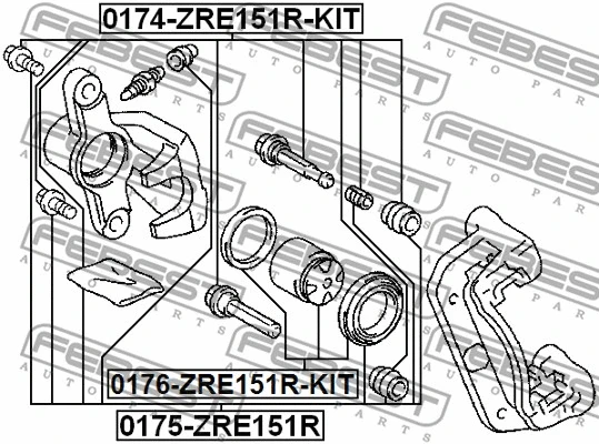 Guide Bolt, brake caliper
