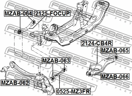 Control/Trailing Arm, wheel suspension