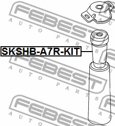 Dust Cover Kit, shock absorber
