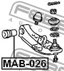 Mounting, control/trailing arm