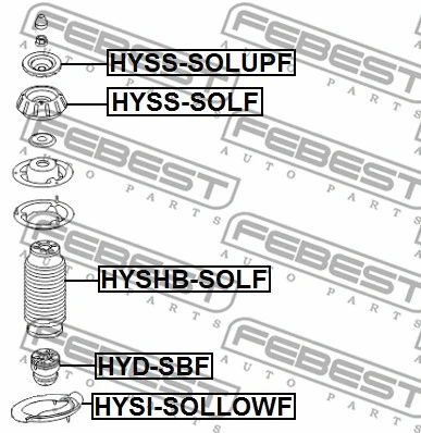 Suspension Strut Support Mount (HYSS-SOLF)