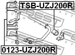 Link/Coupling Rod, stabiliser bar