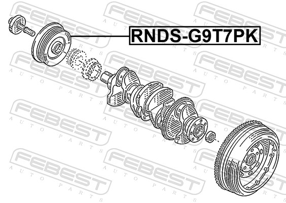 Belt Pulley, crankshaft (RNDS-G9T7PK)