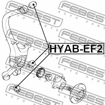 Mounting, control/trailing arm
