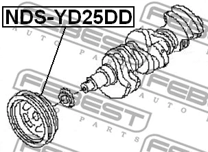 Belt Pulley, crankshaft