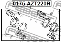 Repair Kit, brake caliper