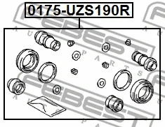 Repair Kit, brake caliper