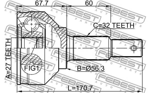 Joint Kit, drive shaft