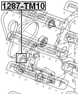 Tensioner Pulley, V-ribbed belt
