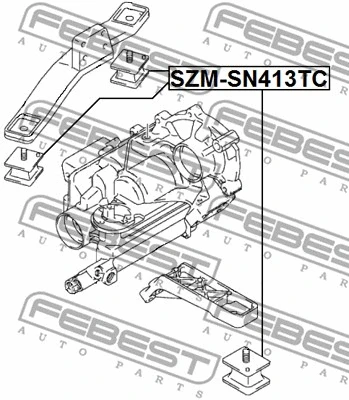 Mounting, transfer case