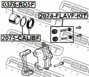Guide Bolt, brake caliper