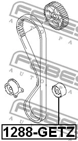 Deflection/Guide Pulley, timing belt