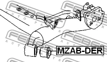 Bushing, axle beam