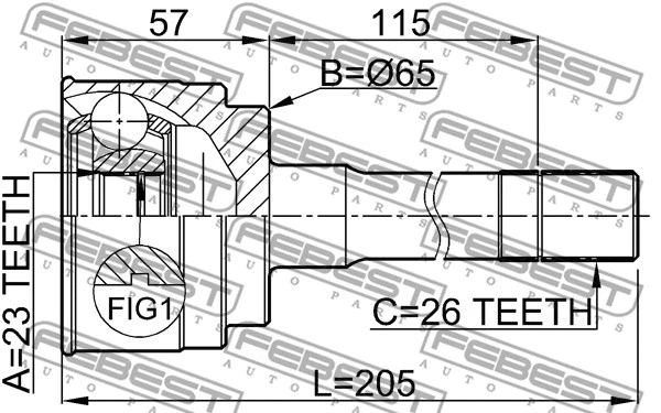 Joint Kit, drive shaft
