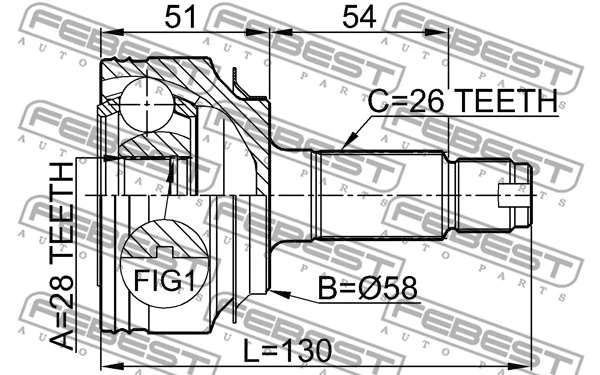 Joint Kit, drive shaft