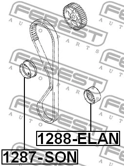 Tensioner Pulley, timing belt
