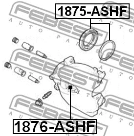 Repair Kit, brake caliper