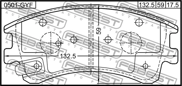 Brake Pad Set, disc brake