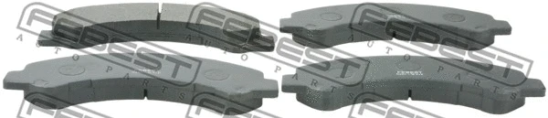 Brake Pad Set, disc brake (0201-W41F)
