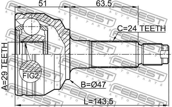 Joint Kit, drive shaft