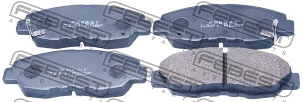 Brake Pad Set, disc brake (0301-RD5F)