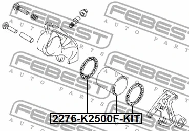Repair Kit, brake caliper