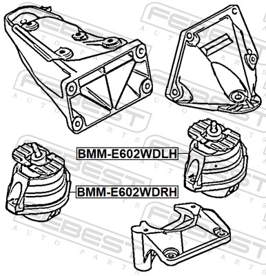 Mounting, engine