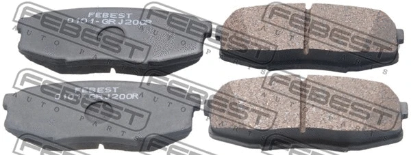 Brake Pad Set, disc brake (0101-GRJ200R)