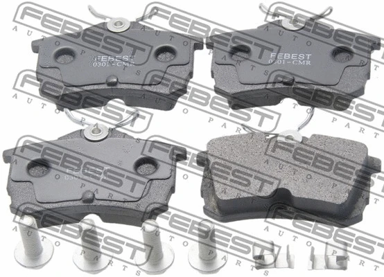 Brake Pad Set, disc brake (0301-CMR)