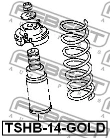 Dust Cover Kit, shock absorber