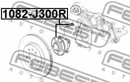 Wheel Hub (1082-J300R)