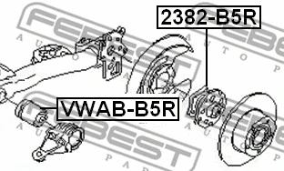 Bushing, axle beam