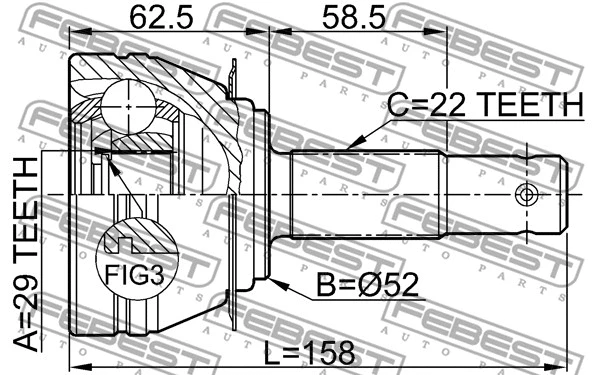 Joint Kit, drive shaft