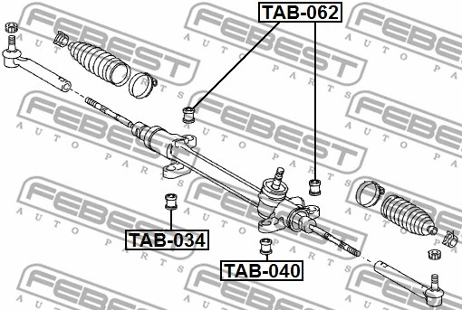 Mounting, steering gear