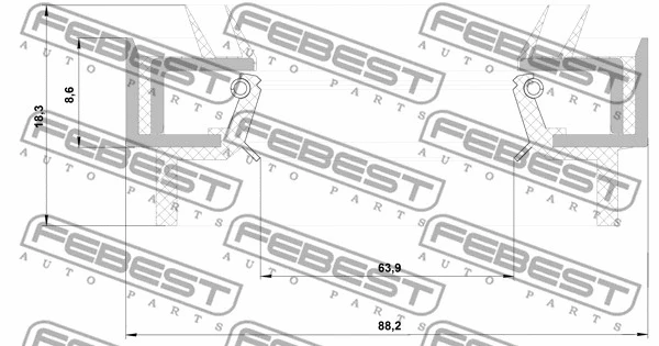 Seal Ring, wheel hub